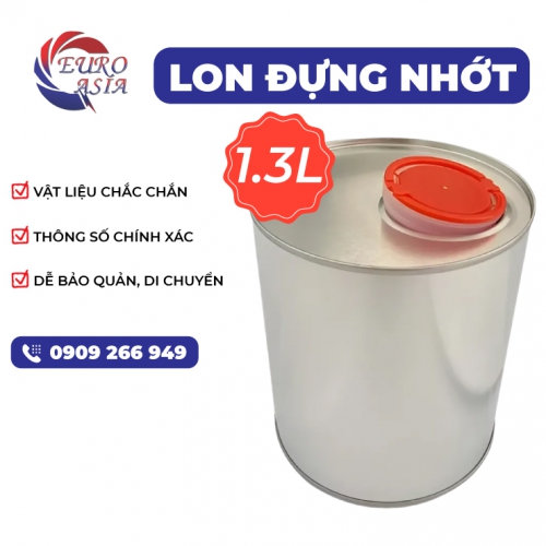 Lon đựng nhớt 1.3L