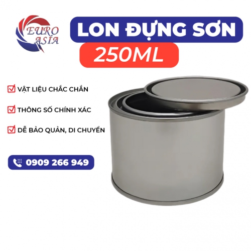 Lon đựng sơn 250ML