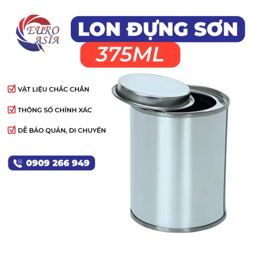 Lon đựng sơn 375ML