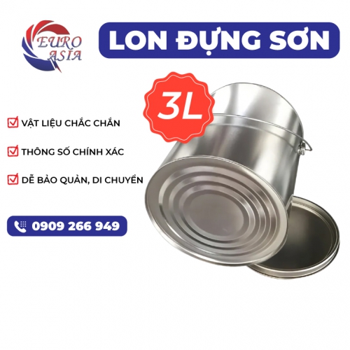 Lon đựng sơn 3L