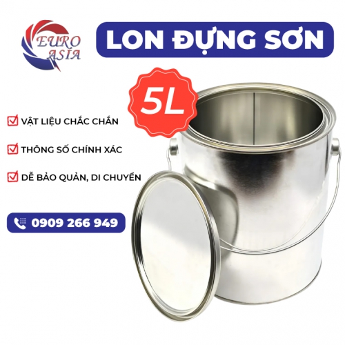 Lon đựng sơn 5L