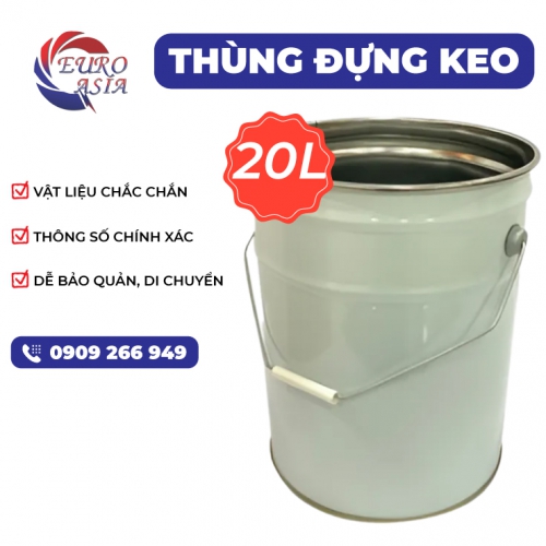 Thùng đựng keo 20L